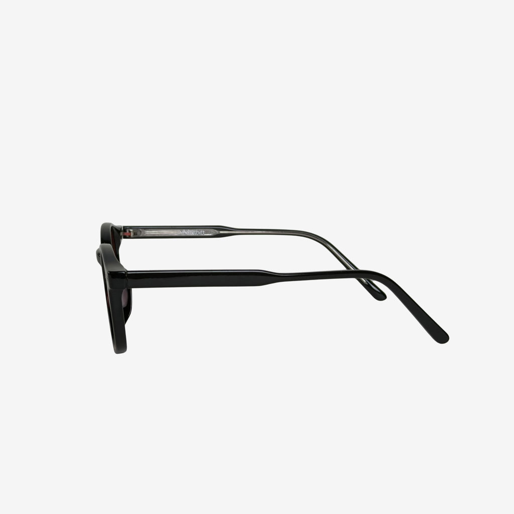 side angle view of nightshift orange night glasses